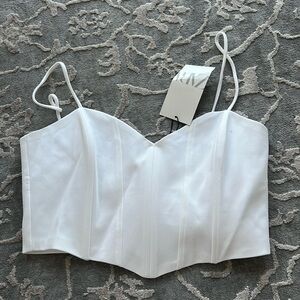 NWT ZARA corset top